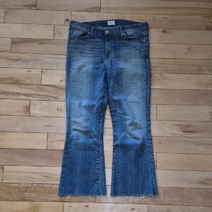 Hudson Jeans Women's Size 29 Capri Length Flare Blue Jeans